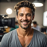 Cliente satisfecho en proyectos audiovisuales